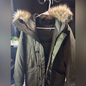 Ralph Lauren fur long parka